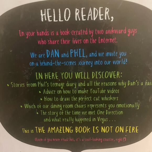 SALE!! The Amazing Book is Not on Fire book hardcover YouTube 2015 - Picture 3 of 6